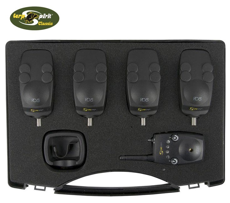 Coffret CarpSpirit 4 Detecteurs HD5 + Centrale HDR5